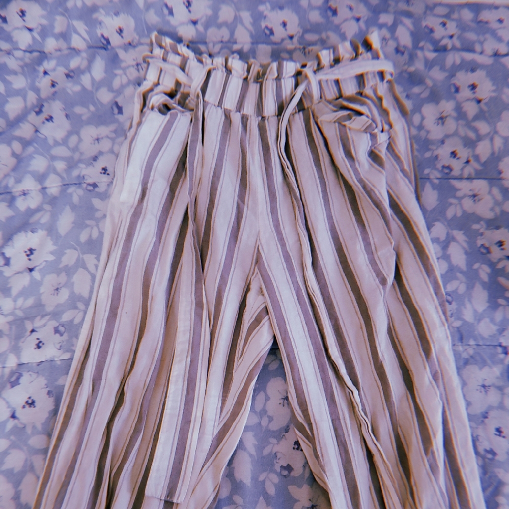 thread + supply cotton striped pants